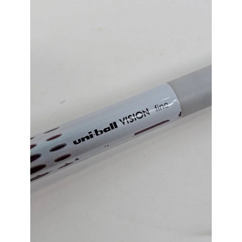 ALL RED INK LOT 7🚨Uni-ball Vision Micro Fine Point RollerBall Pen NeedleGrading